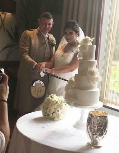 Boclair House Hotel Bearsden - wedding Cakes Glasgow